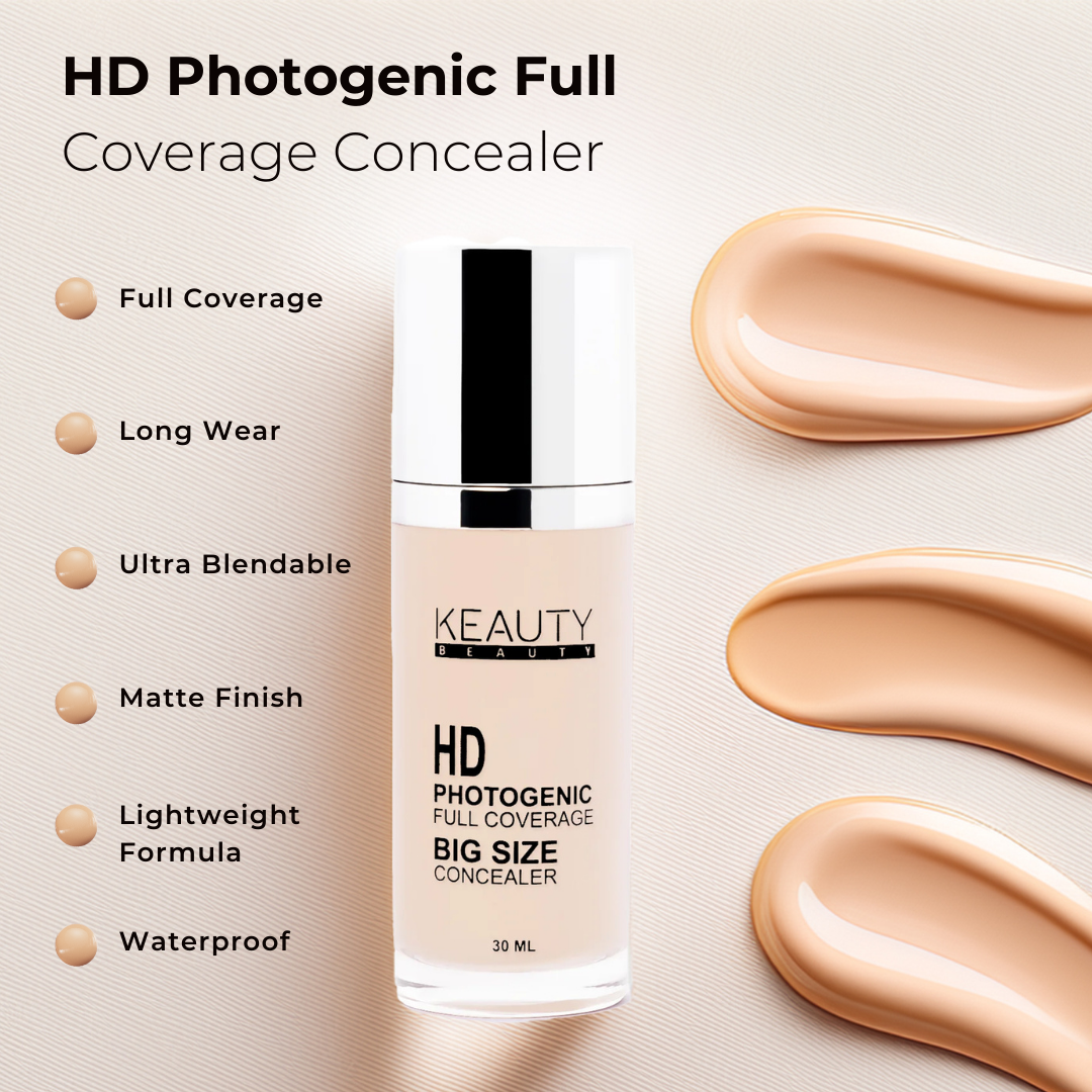 HD photogenic full coverage concealer